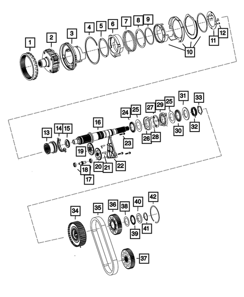 Gear Train for 2022 Jeep Grand Wagoneer #0