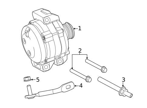 Alternator for 2014 Jeep Grand Cherokee #0