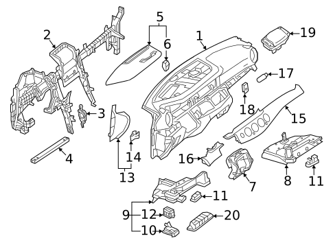 Instrument Panel for 2019 Mercedes-Benz AMG GT 63 #0