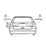 4857971AA - Exterior Ornamentation: Limited Nameplate for Mopar Image