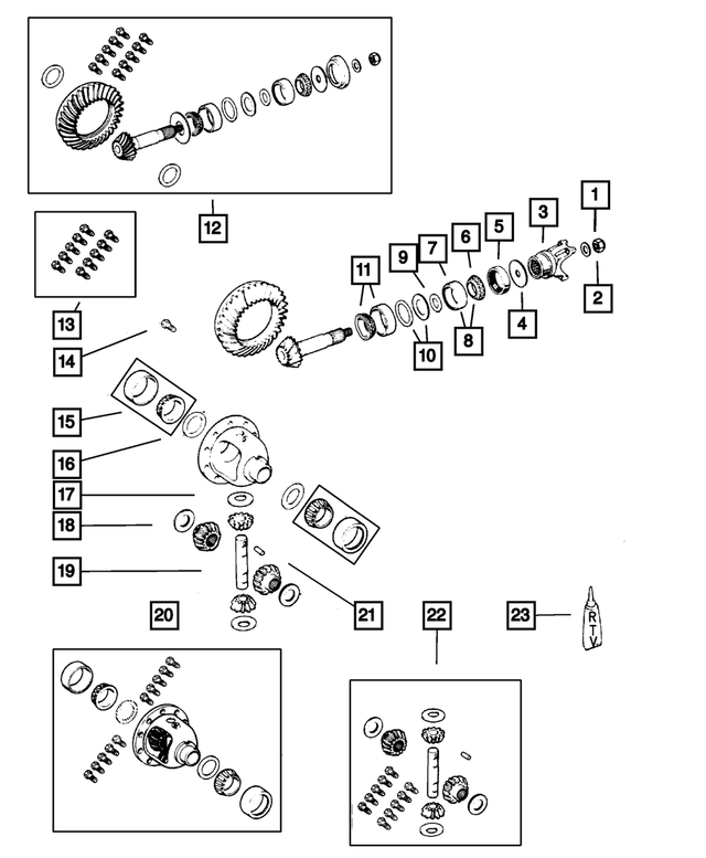 « 5017153AA – Front Suspension &amp; Drive : Palier De Pignon D`attaque Cale pour Mopar Image »