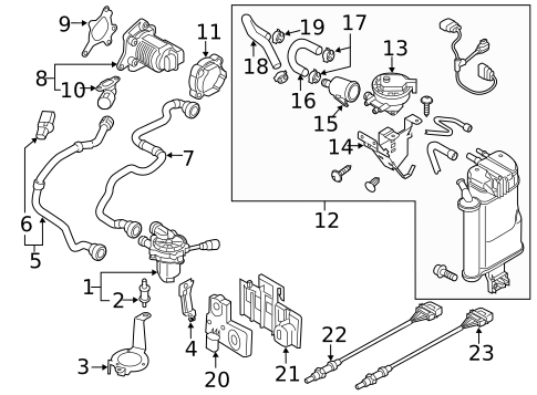 Emission Components for 2017 Audi A3 Quattro #0