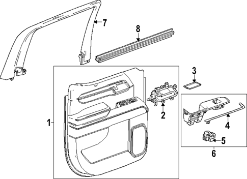 Rear Door for 2024 GMC Sierra 2500 HD #3