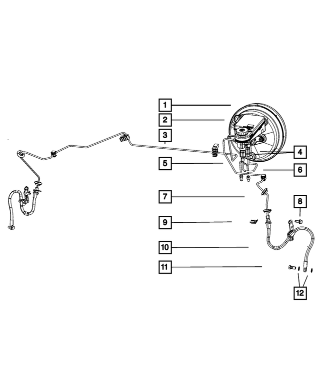 5085576AC - Brakes: Brake Hose And Tube for Mopar Image image
