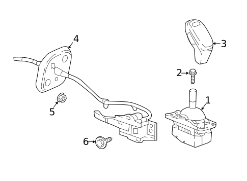 Gear Shift Control for 2021 Buick Enclave #0