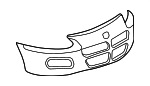 4805251AB - Body: Bumper Cover for Dodge: Stratus Image