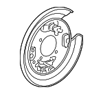 43110T0AA01 - Brakes: Backing Plate for Acura Image