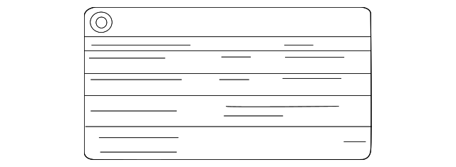 Emission Label - BMW (71228656084)
