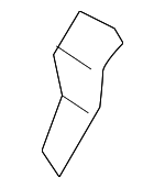 883712F101472 - Body: Seat Back Cover for Kia: Spectra, Spectra5 Image