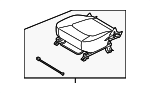 881032F702472 - Body: Seat Cushion for Kia: Spectra, Spectra5 Image