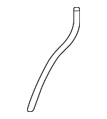 C2Z2844 - : Drain Hose for Jaguar: XF, XFR, XFR-S Image