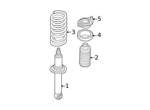 Struts & Components for 2011 Subaru Legacy #0