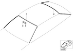 51318208468 - Vehicle Trim: Covering Upper for BMW Image