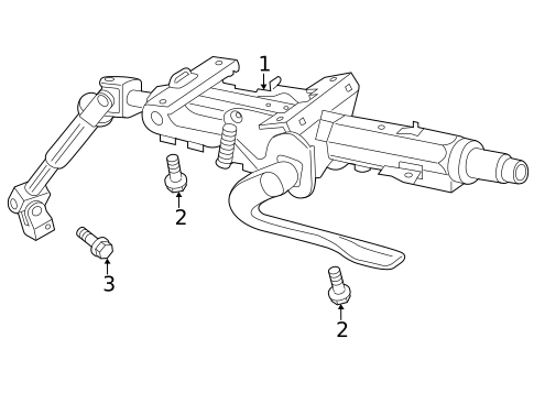 Steering Column Assembly for 2023 Volkswagen GTI #0