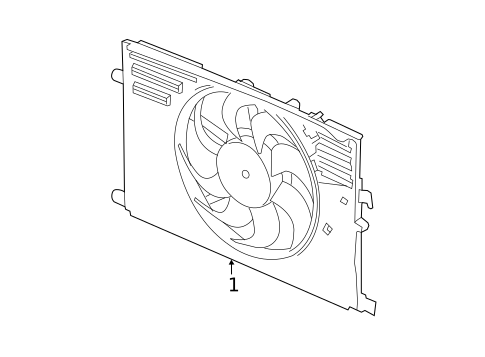Cooling Fan for 2019 Ram ProMaster City #0