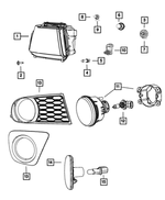 68038235AA - Electrical: Side Marker Socket, Left for Mopar Image image