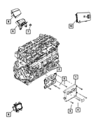 68089741AA - Electrical: Engine Controller Module for Dodge: Ram 2500, Ram 3500 | Ram: 2500, 3500 Image