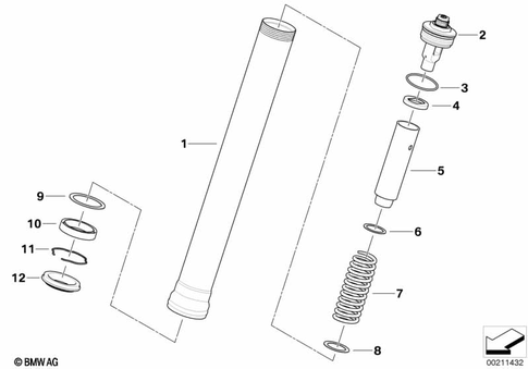 Telescopic Forks, Telelever for 2014 BMW-Motorrad HP4 #2