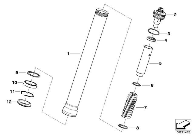 31428534120 - : Compression Spring for BMW-Motorrad Image