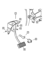 4683734AB - Service Brakes: Brake Pedal Module for Mopar Image