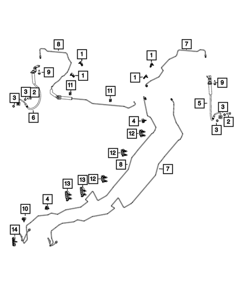 Hydraulic Control Unit, Brake Tubes and Hoses for 2023 Jeep Grand Wagoneer #1