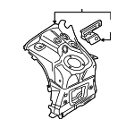 7P0803441C - Body: Shock Tower for Volkswagen: Touareg Image