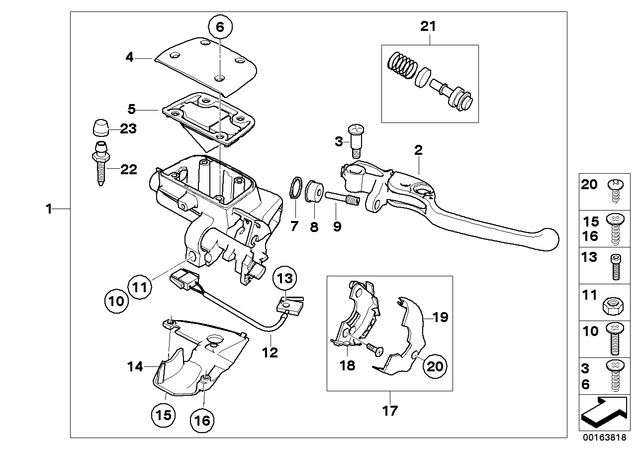 32727691987 - : Mount, Bowden Cable for BMW-Motorrad Image