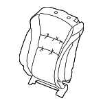 81121T2FL41ZA - : Seat Back Cover for Honda: Accord Image