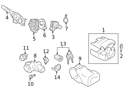Ignition Lock for 2023 Subaru Crosstrek #0