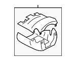 34341FL040VH - Steering: Column Cover for Subaru: Crosstrek, Forester, Impreza, WRX Image