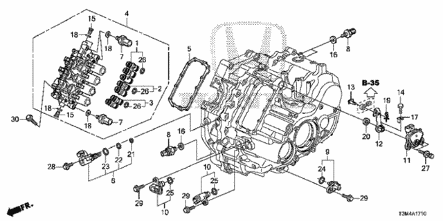 AT Sensor - Solenoid - Secondary Body (6AT) for 2017 Honda Accord #0