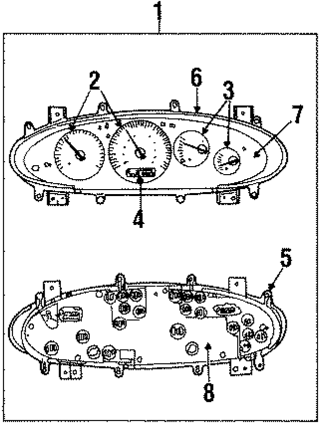 4897227AA - Electrical: Speedometer for Mopar Image