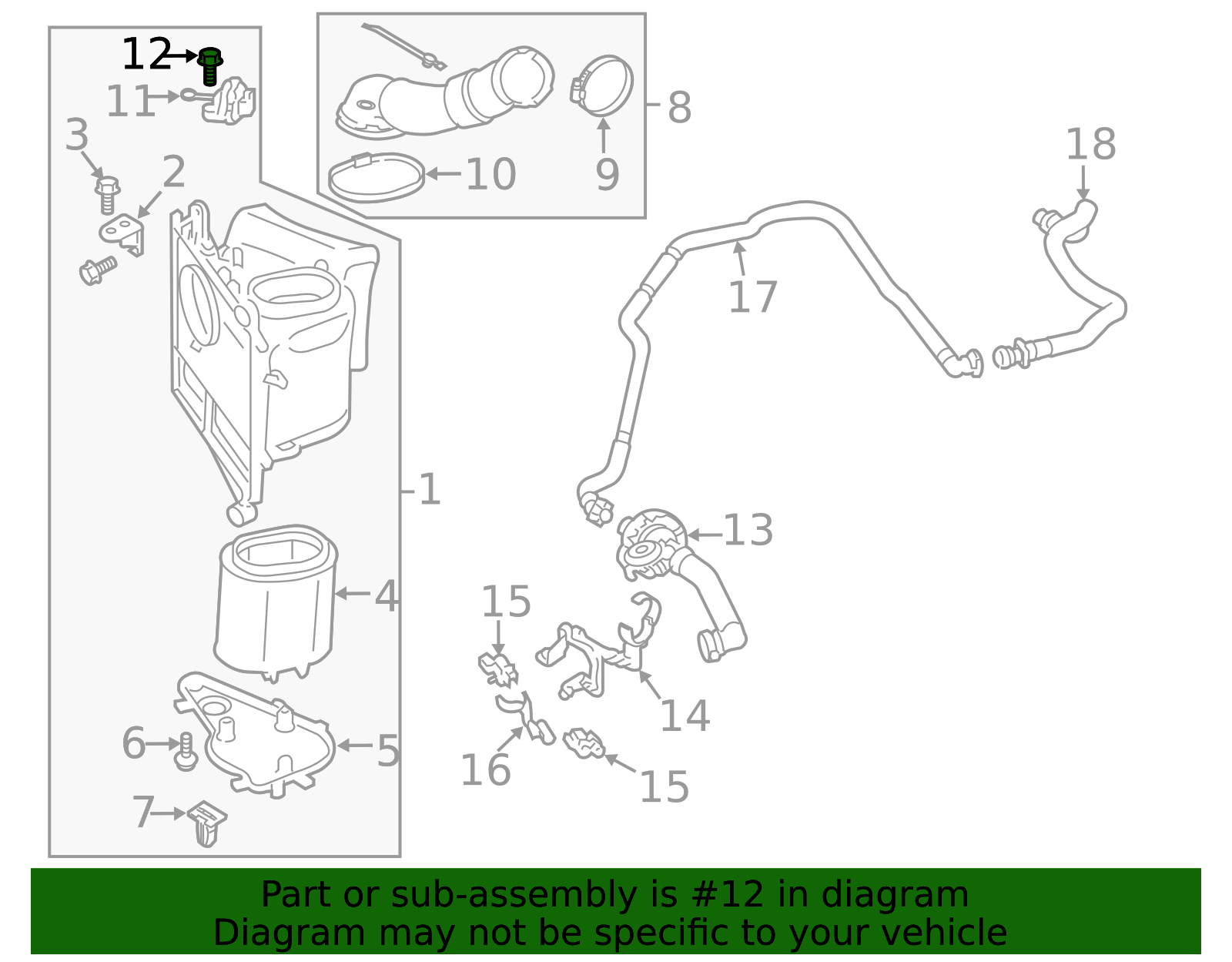 Vacuum Solenoid Screw - Porsche (N-105-995-01)