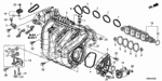 16725PNA003 - Engine: CLAMP A, FUEL HOSE for Honda Image
