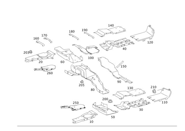 2218210936 - Electrical System: Cover for Mercedes-Benz Image image