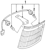 B611069A00 - : Side Marker Lamp for Nissan Image