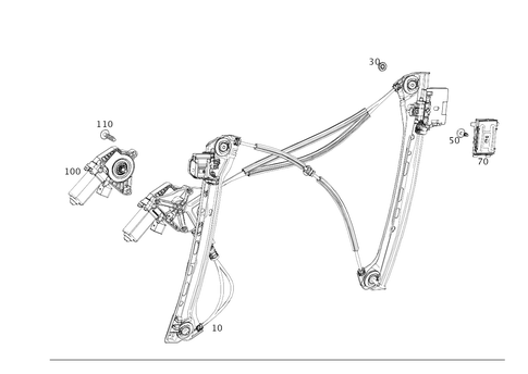 Window Regulator for 2022 Mercedes-Benz E53 AMG #0