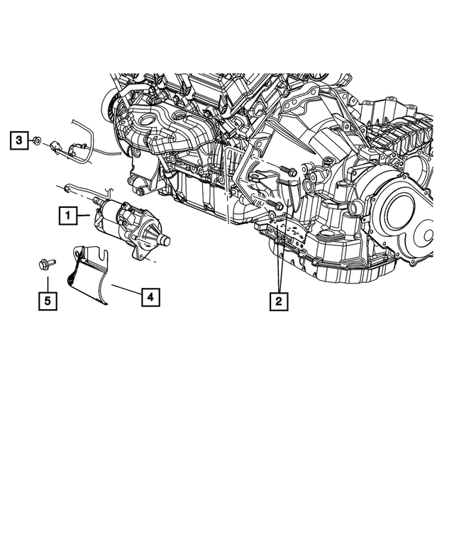 6102225AA - Electrical: Hex Head Screw And Washer for Mopar Image