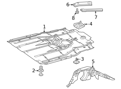 Splash Shields for 2021 Mercedes-Benz GLA250 #0