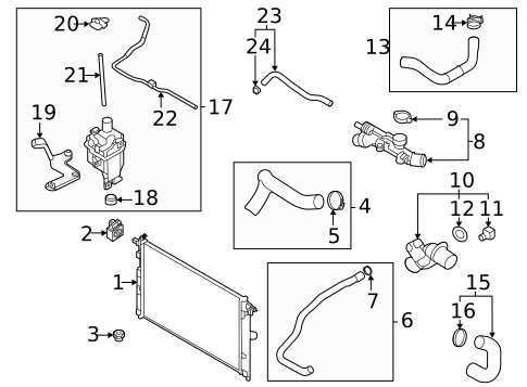 Radiator & Components for 2019 Mazda 3 #8