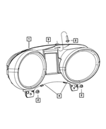 68244040AH - : Instrument Panel Cluster, Us for Mopar Image