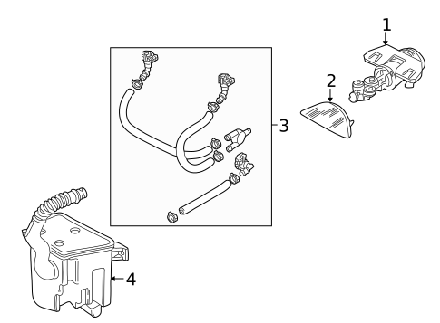 Washer Components for 2001 Jaguar XK8 #0