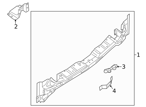 Rear Body for 2013 INFINITI JX35 #0