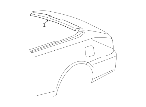 Exterior Trim - Rear Body for 2005 Toyota Solara #0