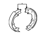 4654006030 - Brakes: Park Brake Shoes for Toyota Image image