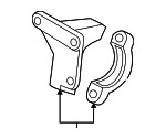 30711363 - : 2006-2013 Volvo Bearing Support for Volvo: C30, C70, S40, S60, V50, V70, XC70 Image