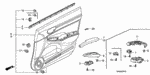 91560SLA003 - Interior/Bumper: CLIP, GARNISH (SEAL) for Honda Image