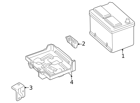 Battery for 1999 Mazda 626 #0