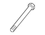 N10601202 - Steering: Support Bracket Bolt for Volkswagen: CC, Golf, Golf R, Jetta Image