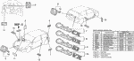 77874SM4A71 - Interior/Bumper: LABEL, CONSOLE CAUTION (SRS) for Honda Image
